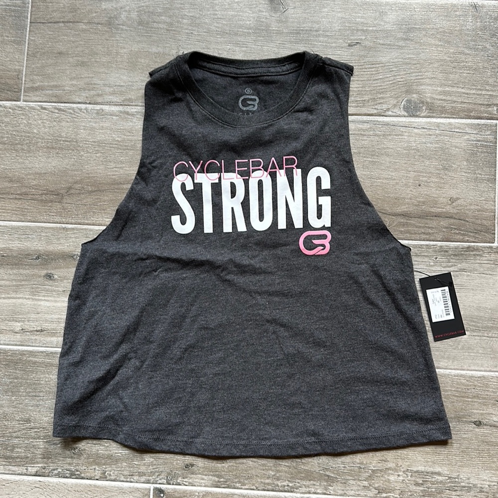 CycleBar Strong Breast Cancer Awareness Tank NWT